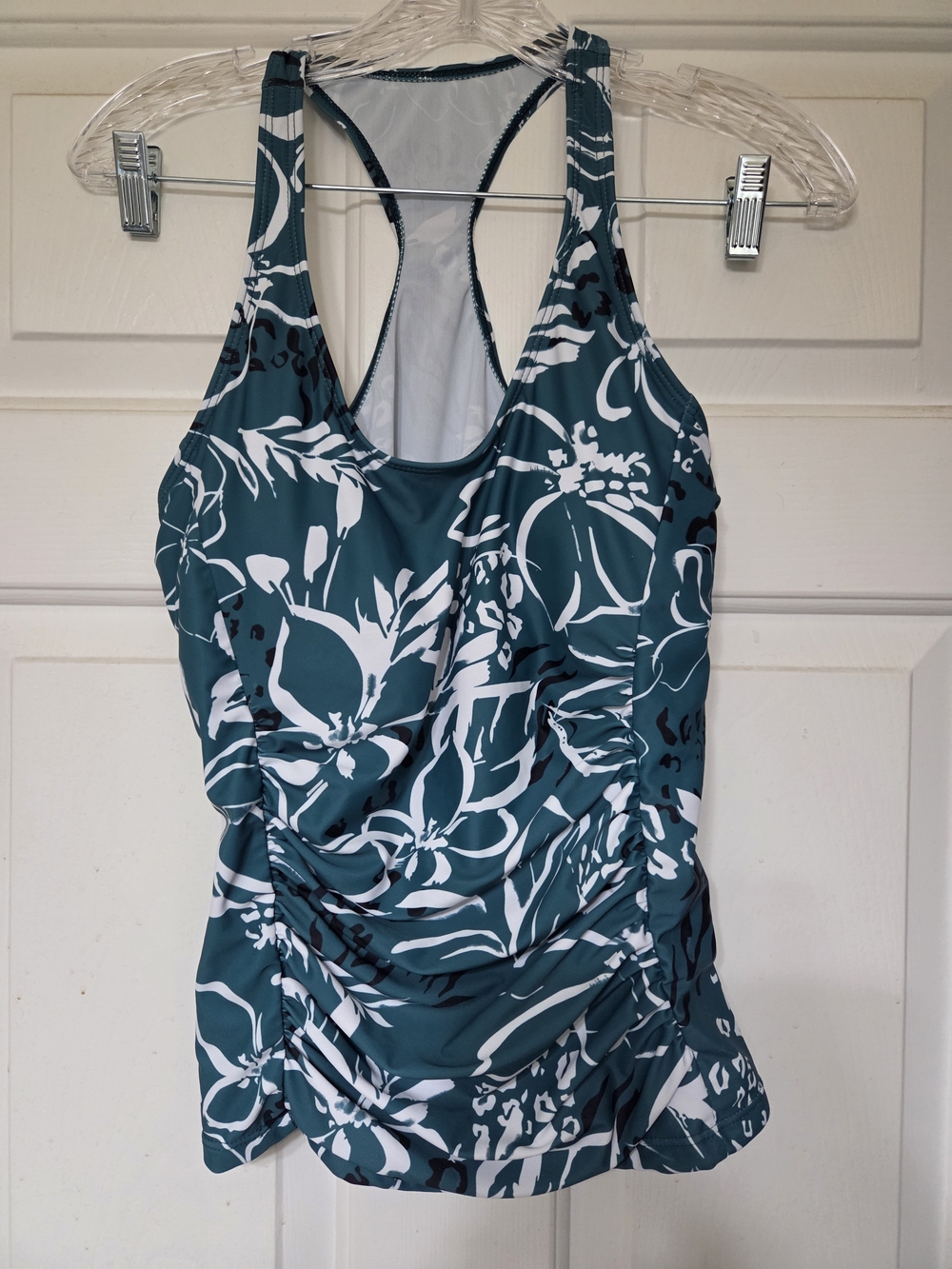 Bundle ❤️ 2 for $15, Women’s Teal Floral Racerback Swim Tank - Brand